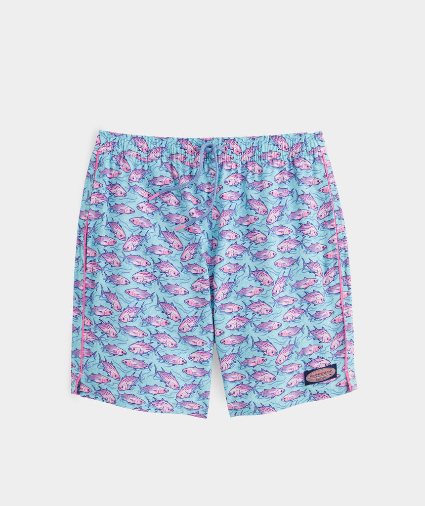 Vineyard Vines Men's 7 Inch Printed Chappy Trunks - Bonito Is Paradise