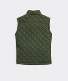 Vineyard Vines Men's Dorset Quilted Vest - Forest Olive