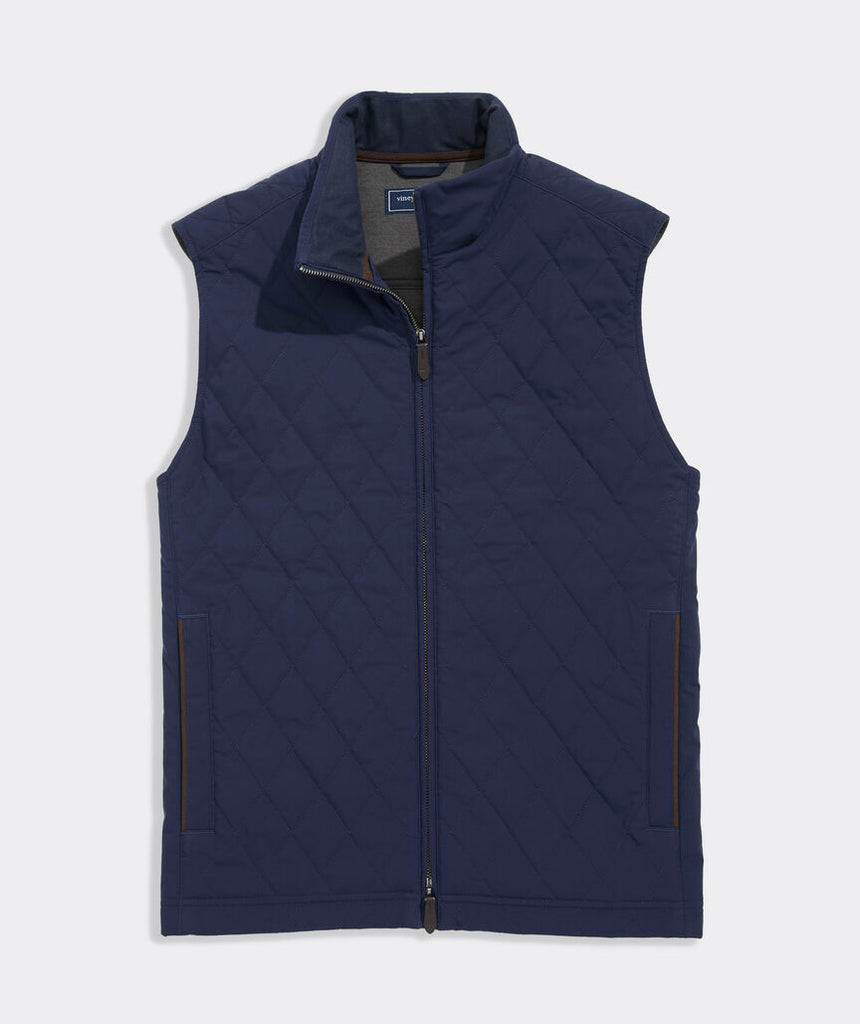 Vineyard Vines Men's Dorset Quilted Vest - Nautical Navy