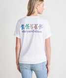 Vineyard Vines x Grateful Dead Dancing Bears Short-Sleeve Pocket Tee - White Cap