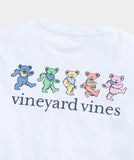 Vineyard Vines x Grateful Dead Dancing Bears Short-Sleeve Pocket Tee - White Cap