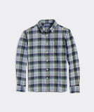 Vineyard Vines Men's Cotton Twill Plaid Shirt - Pld Cypress