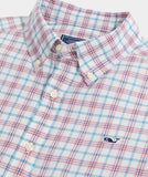 Vineyard Vines Men's Cotton Madras Plaid Shirt - Marshmallow Pld_46