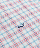 Vineyard Vines Men's Cotton Madras Plaid Shirt - Marshmallow Pld_46