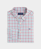 Vineyard Vines Men's Cotton Madras Plaid Shirt - Marshmallow Pld_46