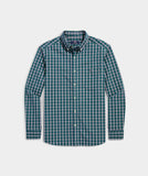 Vineyard Vines Men's Stretch Poplin Tartan Shirt - Sea Swell PLD