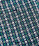 Vineyard Vines Men's Stretch Poplin Tartan Shirt - Sea Swell PLD