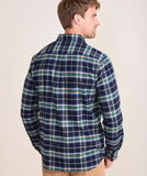 Vineyard Vines Men's Vineyard Flannel Plaid Shirt - Nautical Navy PLD