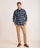 Vineyard Vines Men's Vineyard Flannel Plaid Shirt - Nautical Navy PLD