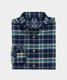 Vineyard Vines Men's Vineyard Flannel Plaid Shirt - Nautical Navy PLD