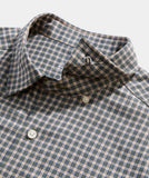 Vineyard Vines Men's On-The-Go Brushed Twill Plaid Shirt - Camp Olive PLD