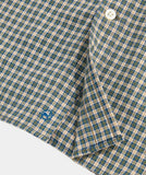 Vineyard Vines Men's On-The-Go Brushed Twill Plaid Shirt - Camp Olive PLD