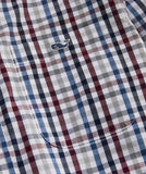 Vineyard Vines Men's Stretch Poplin Tattersall Shirt - Crimson