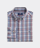 Vineyard Vines Men's Stretch Poplin Tattersall Shirt - Charleston Green PLD