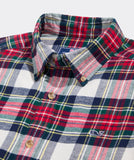 Vineyard Vines Men's Vineyard Flannel Plaid Shirt - Marshmallow