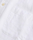 Vineyard Vines Men's Classic Fit Surfside Linen Short-Sleeve Shirt - White Cap