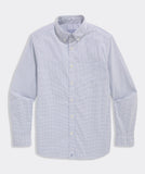 Vineyard Vines Men's Performance Cotton Wauwinet Tattersall Shirt - Balsam
