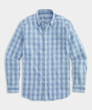 Vineyard Vines Men's Carysfort Plaid Performance Sundown Shirt - Del Mar Blue