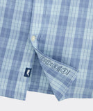 Vineyard Vines Men's Carysfort Plaid Performance Sundown Shirt - Del Mar Blue