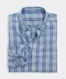 Vineyard Vines Men's Carysfort Plaid Performance Sundown Shirt - Del Mar Blue