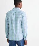 Vineyard Vines Men's Classic Fit Lorelai Plaid Perfect Wash Shirt - Mangrove Mint