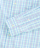 Vineyard Vines Men's Classic Fit Lorelai Plaid Perfect Wash Shirt - Mangrove Mint