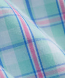 Vineyard Vines Men's Classic Fit Lorelai Plaid Perfect Wash Shirt - Mangrove Mint