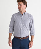 Vineyard Vines Men's Performance Cotton Tattersall Shirt - Khaki