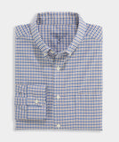 Vineyard Vines Men's Performance Cotton Tattersall Shirt - Khaki