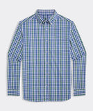Vineyard Vines Men's Performance Cotton Plaid Audubon Shirt - Olive Dusk