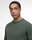 Barbour Essential Patch Crew Neck Sweater - Olive