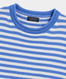 Vineyard Vines Women's Katie Cotton Rollneck Sweater - Stripe Breaker Blue