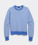 Vineyard Vines Women's Katie Cotton Rollneck Sweater - Stripe Breaker Blue