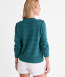 Vineyard Vines Women's Katie Cotton Roll Neck Sweater - Low Country Loden