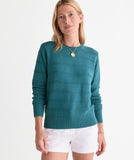 Vineyard Vines Women's Katie Cotton Roll Neck Sweater - Low Country Loden