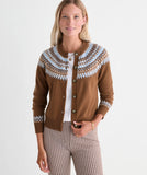 Vineyard Vines Women's Fair Isle Cable Cardigan - Coconut