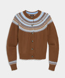 Vineyard Vines Women's Fair Isle Cable Cardigan - Coconut