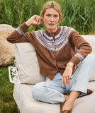 Vineyard Vines Women's Fair Isle Cable Cardigan - Coconut