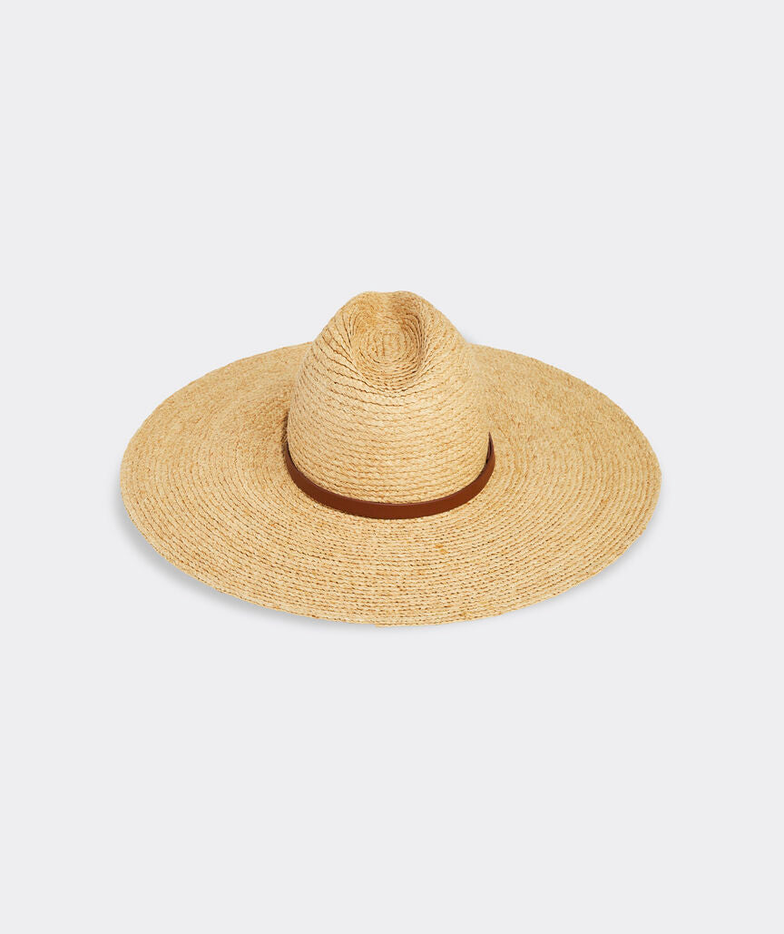 Vineyard Vines Women's Raffia Sun Hat Natural Krizia Martin