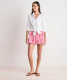 Vineyard Vines Women's Nori Smocked Shorts - Red/White Gingham