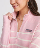 Vineyard Vines Women's Dreamcloth® Striped Relaxed Shep Shirt™ - Stripe - Pink Heather