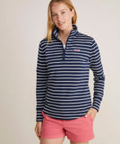 Vineyard Vines Women's Dreamcloth® Relaxed Shep Shirt™ -Stripe - Navy/White