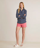 Vineyard Vines Women's Dreamcloth® Relaxed Shep Shirt™ -Stripe - Navy/White