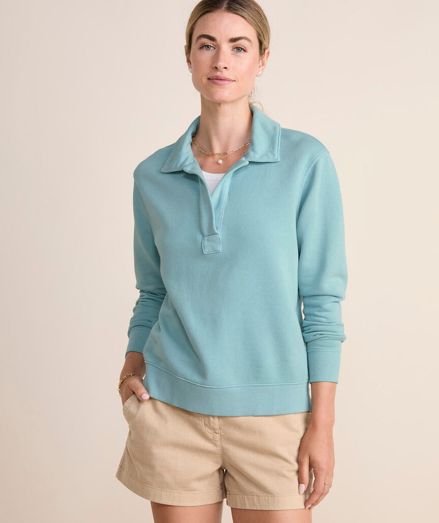 Vineyard Vines Women's Classic Cam Sweatshirt - Seacliff Blue