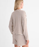 Vineyard Vines Women's Dreamy Jersey Pullover - Coconut/White Cap