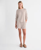 Vineyard Vines Women's Dreamy Jersey Pullover - Coconut/White Cap