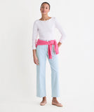 Vineyard Vines Deluxe Long Sleeve Boatneck Tee - White Cap