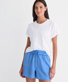 Vineyard Vines Women's Slub Jersey Pullover Tee - White Cap