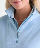 Vineyard Vines Women's Calmwater Quarter-Zip - Serenity Blue Heather