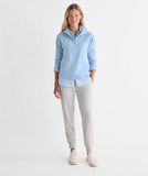Vineyard Vines Women's Calmwater Quarter-Zip - Serenity Blue Heather